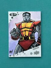 Upper Deck Marvel Premier 2021 Sketch Card Colossus by Mason Easley picture