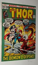 THOR # 204 JOHN BUSCEMA LOOKS VF WHITE PAGES 1972 MEPHISTO picture