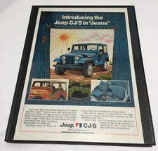 Jeep Wrangler Framed Vintage Advertisement Introducing The Jeep CJ/5 In 