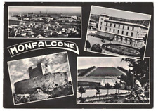VINTAGE 1960'S RPPC REAL PHOTO MULTI VIEW POSTCARD OF MONFALCONE ITALY picture