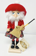 Christmas Nutcracker Classic Treasures Decorative Scotsman Scottish Kilt Wood picture