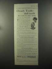 1925 Pepsodent Tooth Paste Ad - Cloudy Teeth picture