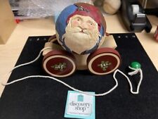 Vintage Briere Santa Claus Pull Toy Folk Art Limited Edition Numbered 1989 DS15 picture