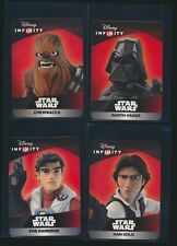 Disney infinity Web Code Card Unused Star Wars Vader Chewbacca Poe Han Solo picture