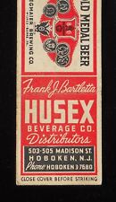 1930s? Husex Beverage Co. Gold Medal Beer Stegmaier Frank J Bartletta Hoboken NJ picture