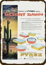 1955 CORNING PYREX Desert Dawn Vintage-Look-Edge *DECORATIVE REPLICA METAL SIGN* picture