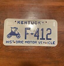Kentucky Historic Motor Vehicle Antique Auto License Plate picture