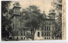 University Hall, Illinois Wesleyan U., Bloomington, IL vintage ca. 1907 postcard picture