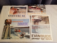 Original 1950s 1960s Evinrude Outboard Motor Booklet Brochures picture