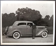 Vintage 1936 Ford Tudor Auto Photo 8 x 10 Pro Stamped Applegate & Applegate picture