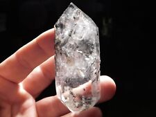 Larger Double Terminated Tibetan Black Phantom Quartz Crystal Tibet 72.1gr picture