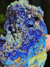 377g Malachite/Azurite/Druse/Raw Specimen/All Natural Mineral/High Quality/Liufe picture