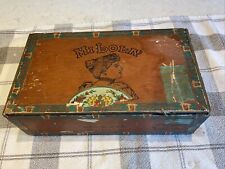 Vintage Antique Rare Mi Lola Wood Cigar Box- Buckeye Wood picture