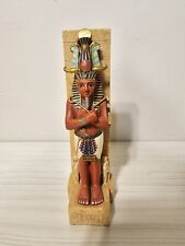 Vintage Veronese 1999 Hand Painted Egyptian Pharaoh Statue (1)  picture