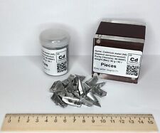 Cadmium Metal 99.9999% Extremely High Purity Periodic Element 90 Grams Pieces picture