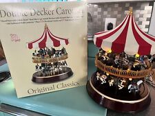 Mr. Christmas Double Decker Carousel Lighted Animated & Musical Merry Go Round picture