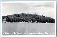 Tower Minnesota MN Postcard RPPC Photo A View Of The Dells Lake Vermillion 1960 picture