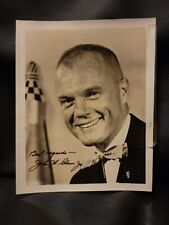 ASTRONAUT JOHN GLENN HAND SIGNED AUTOGRAPHED PHOTO Personal LOOK ON BACK picture