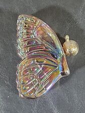 Vintage Decorative Iridescent Avon Butterfly with Field Flowers Perfume/Cologne picture