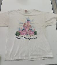 VTG Walt Disney World 25th Anniversary Castle Cake Shirt Two Sided 1997 L Rare picture