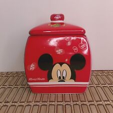 Jelly Belly Ceramic Lidded Candy Dish Mickey Minnie Donald Goofy Disney 2013 picture