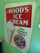 Hoods Ice Cream Sign 36x 18inch picture