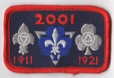 2001, 1911, 1921 Boy Scout Patch RED Bdr. [INT738] picture