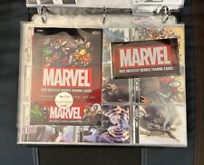 2012 Marvel Greatest Heroes SILVER PARALLEL complete comic card set (81 cards) picture