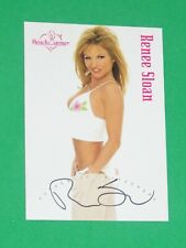 2003 Bench Warmer Series One Autographs #18 RENEE SLOAN BLACK Ink INSERT CARD picture