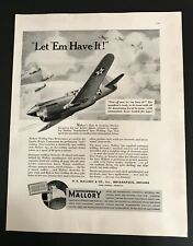 Peal Off and Let Em Have It   Fighters in Action  WWII Ad picture