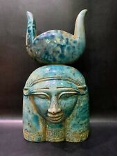 HEAD of ANCIENT EGYPTIAN HATHOR the cow Goddess of Love and fertility and women picture
