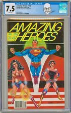 George Perez Collection Copy CGC 7.5 Amazing Heroes #156 Wonder Woman Superman picture