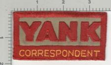 1945 Jeanette Sweet Collection Patch #140 Yank Correspondent picture
