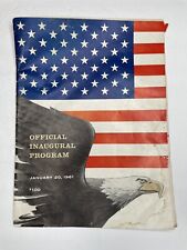 Vintage 1961 JFK Official Inagural Program picture