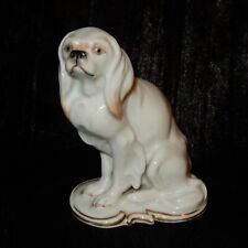 Antique ROSENTHAL Bavaria Porcelain CAVALIER KING CHARLES SPANIEL Dog Figure  picture