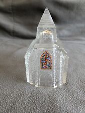 Vintage AVON Silent Night Light-Up Crystal Church Gift Collection (Not Working) picture