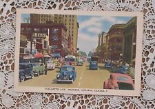 Vintage Postcard Ouellette Ave Windsor Ontario Canada Unused Unposted picture