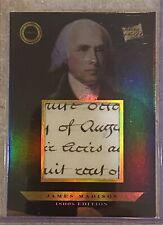 2024 PIECES OF THE PAST 1800’S JAMES MADISON JUMBO HAND WRITING RELIC  picture
