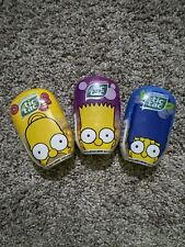 The Simpsons Collectible UNOPENED Tic Tacs Limited Edition COMPLETE SET OF 3 picture