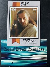2024 Topps Throwback Thursday Star Wars #13 QUI-GON JINN Silver Parallel 4/5 picture