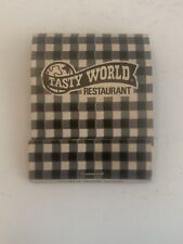 Vintage Tasty World Matchbook Full Unstruck Matches Days Inn Restaurant Ad Hotel picture