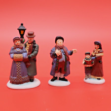 Vintage Dept 56 Dickens Village Town Square Carolers  Ceramic Christmas Decor picture