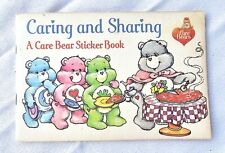 Vintage 1984 Care And Sharing A Care Bear Sticker Book Pizza Hut picture