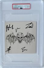 BAND SIGNED Avenged Sevenfold Life Dream Autograph CD Cover Art Card PSA DNA COA picture