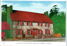 La Vieille Maison Des Jesuites Quebec Canada Folkard Folded Vintage Postcard F30 picture