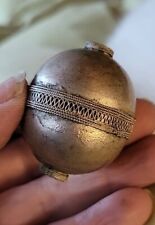 Antique Silver Ethnic bead for necklace Turkmen  picture