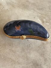 Artoria Limoges France Peint Main Porcelain Mussel Trinket Box DUBBARY, Numbered picture