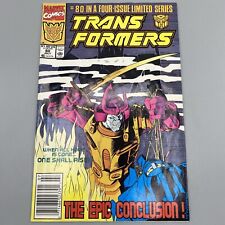 Marvel Comics Transformers #80 July 1991 Last Issue Low Print Run Newsstand picture