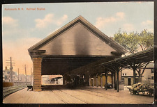 Vintage Postcard 1910 Railroad Station, Portsmouth, New Hampshire (NH) picture