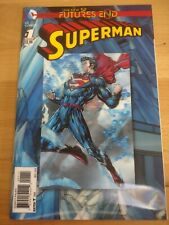 Superman New 52 Futures End #1 CVR A 3D Lenticular Cover DC COMICS 2014 VF+ picture